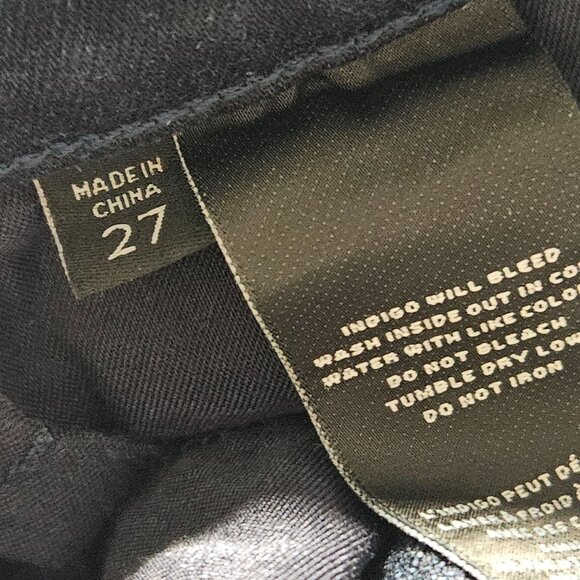 J Brand Adele Mid Rise Straight Jeans Womens Size 27 Dark Wash Denim Pants - Picture 6 of 6